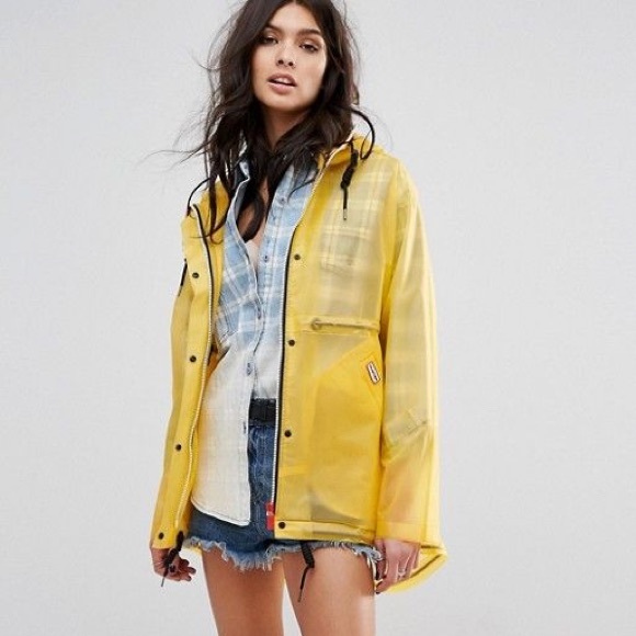 yellow hunter jacket